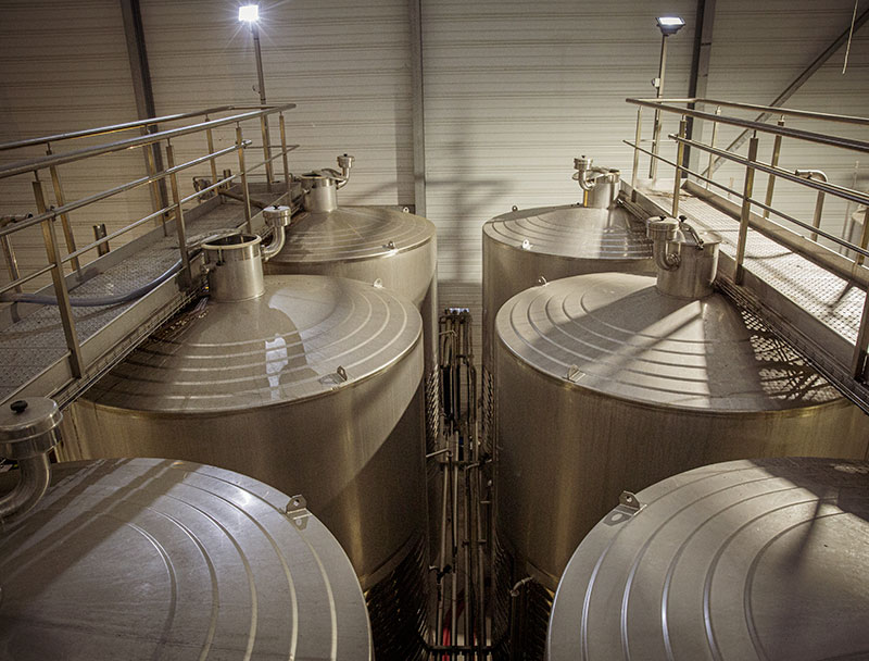 Montagnac wine-grower's vats