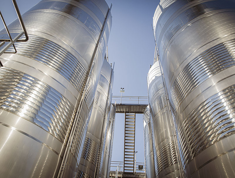 Montagnac wine-grower's vats